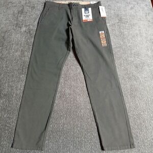 Dockers Ultimate Chino Slim Fit Pants Smart 360 Flex Olive Green 33x32 New!